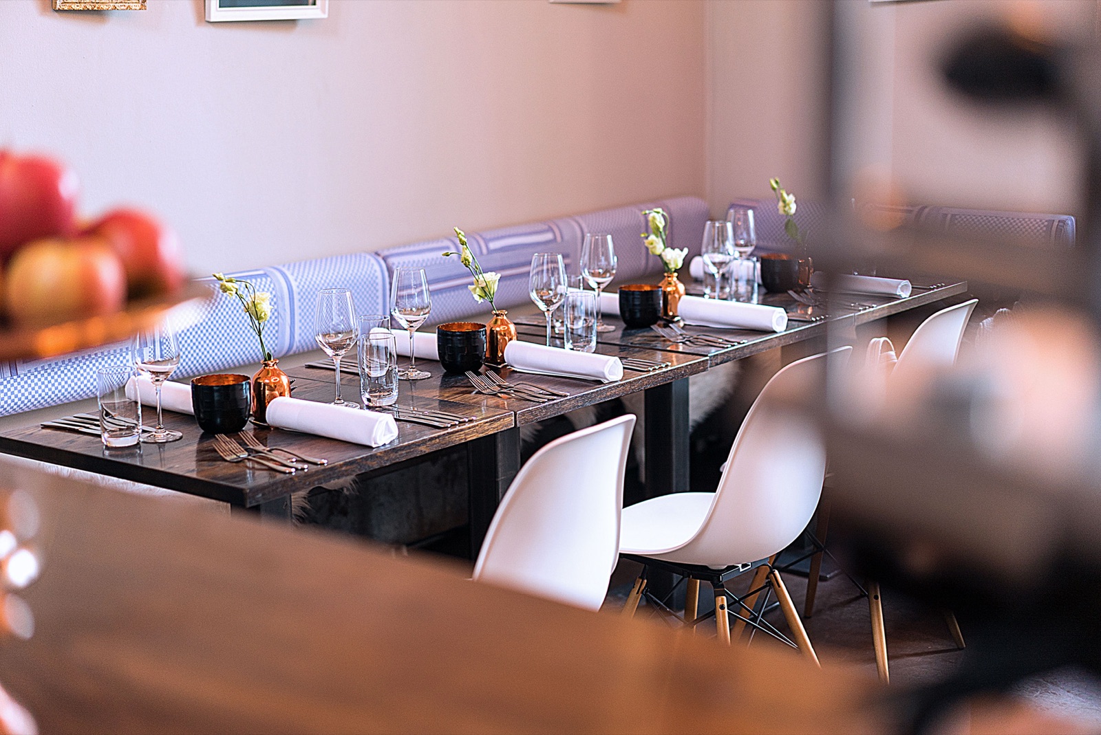 Festlich gedeckte Tafel